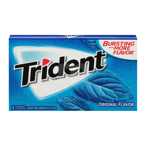 Trident Original Flavor Sugar Free Chewing Gum 26.6g
