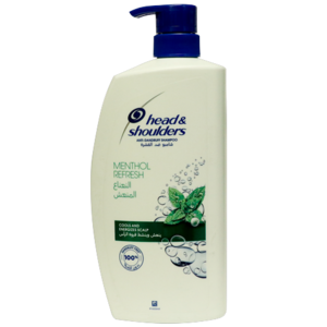 Head & Shoulders Menthol Refresh Shampoo Large Bottle 1L