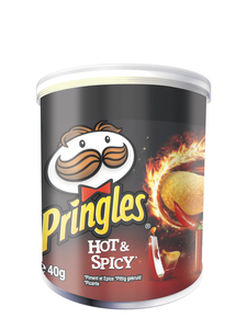 Pringles Hot & Spicy Potato Chips 40g