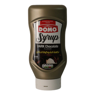 Domo Dark Chocolate Syrup Squeezable Bottle 610g