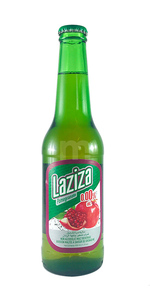 Laziza Pomegranate Malt Beverage " Non-Alcoholic " Glass Bottle 330ml