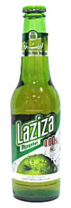 Laziza Apple Malt Beverage " Non-Alcoholic " Glass Bottle 330ml