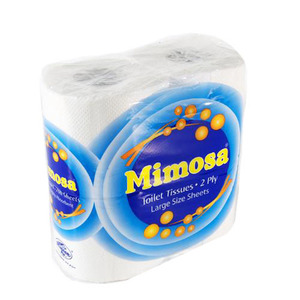 Mimosa 2-ply Toilet Tissues Large Pack 4Rolls