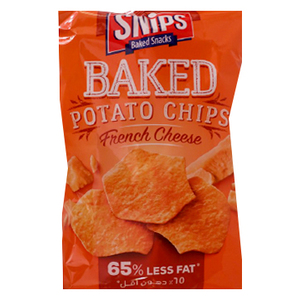 Snips Baked Snacks French Cheese Potato Chips Medium Bag 70 g