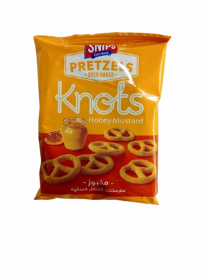 Snips Baked Knots Honey Mustard Pretzels 30g