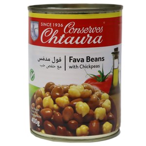Conserves Chtaura Fava Beans with Chickpeas Can 400g