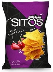 Master Sitos Sweet & Chili Tortilla Chips Medium 100g