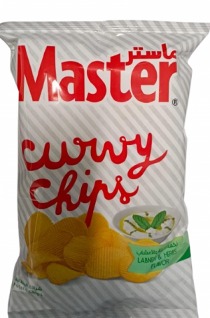 Master Curvy Labneh & Herbs Potato Chips 70g