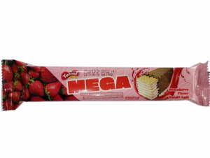 Yupiya Mega Strawberry Cream Wafer 55g
