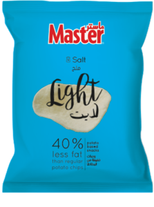 Master Light Salt Potato Chips Medium 80g
