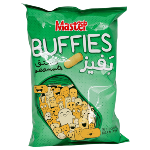 Master Buffies Peant Butter Corn Puffs Small 70g