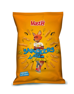 Master Snackers Cheese Potato Chips Corn Puffs Small Bag 50g