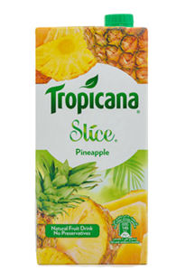 Tropicana Slice Pineapple Juice Large Box 1L