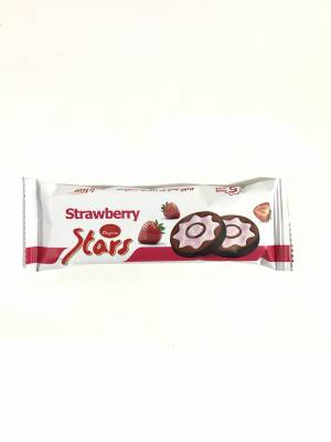 Elegance Stars Strawberry Cream Biscuits 34g