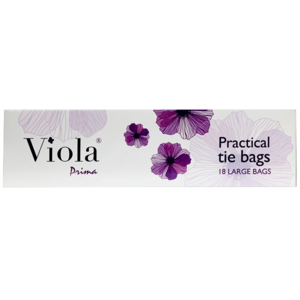 Prima Viola Trash Bags with a Tie Small 18.0Bags