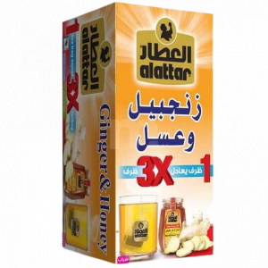Alattar Ginger & Honey Herbal Tea Box 12Tea Bags