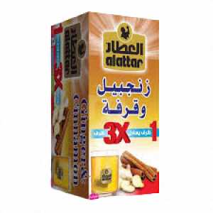Alattar Ginger & Cinnamon Herbal Tea Box 12Tea Bags