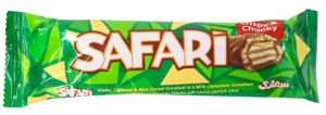 Safari Crispy & Chunky Chocolate Wafer 25g