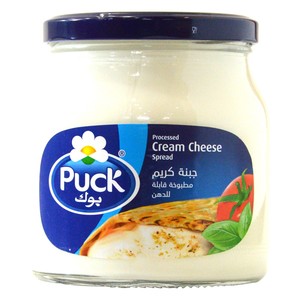 Puck Cream Cheese Spread Medium Glass Jar 500g