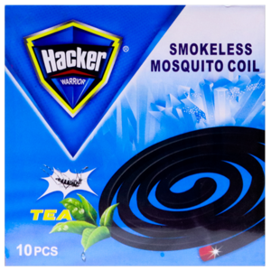 Hacker Smokeless Green Tea Mosquito Repellent Coil Box 10.0Pieces