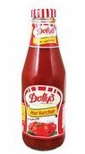 Dolly's Hot Tomato Ketchup Glass Bottle 340g