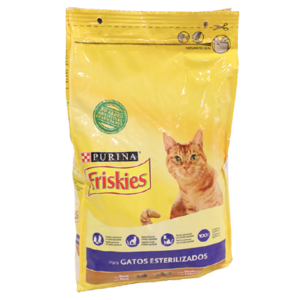 Friskies Purina Adult Sterilised Dry Cat Food with Turkey & Vegetables Bag 1.5Kg