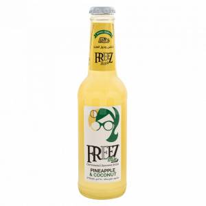 Freez Mix Pineapple & Coconut Carbonated Drink Glass Bottle 275ml