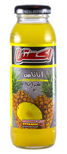 X-tra Pineapple Juice Glass Bottle 250ml