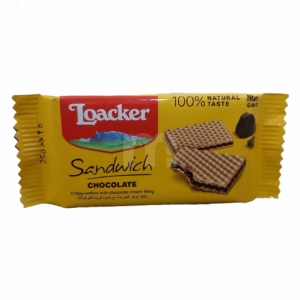 Loacker Crispy Wafer Filled with Chocolate Cream 25g