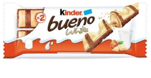 Kinder Bueno White Chocolate 39g - 2Pieces