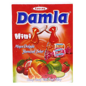 Damla Mini Candy with Fruit Filling 30g