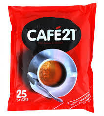 Cafe 21 2 in 1 Instant Coffee Mix Bag 25Sachets