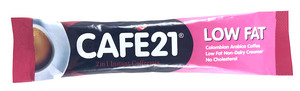Cafe 21 2 in 1 Low Fat Instant Coffee Sachet 1Sachet