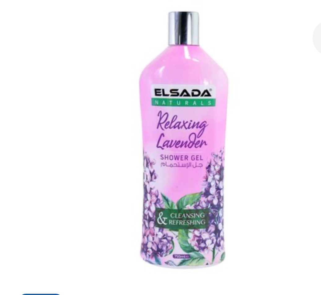 Elsada Relaxing Lavender Shower Gel & Cleansing Refreshing