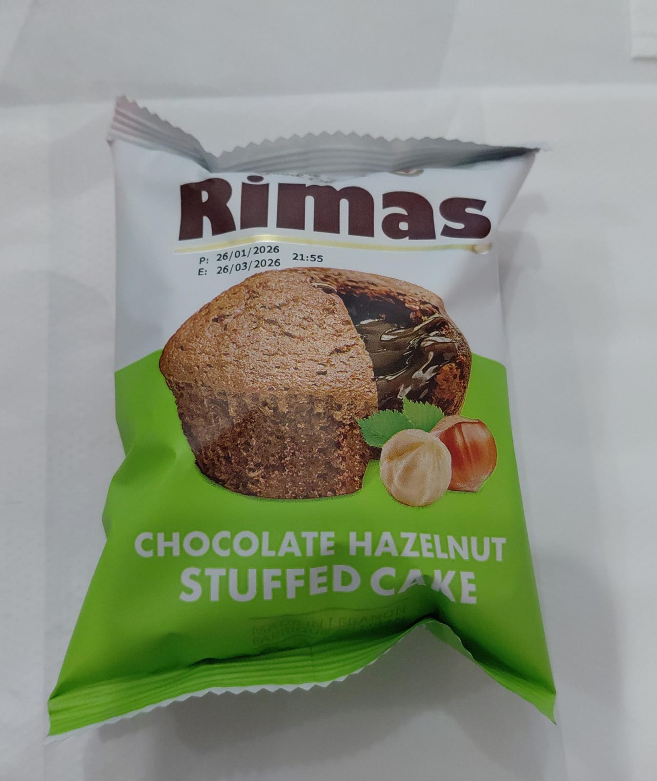 Rimas Chocolate Hazelnut Stuffed Cake 40g