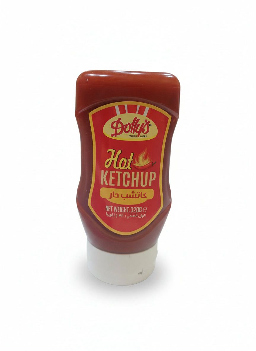 Dollys Hot Ketchup 320G