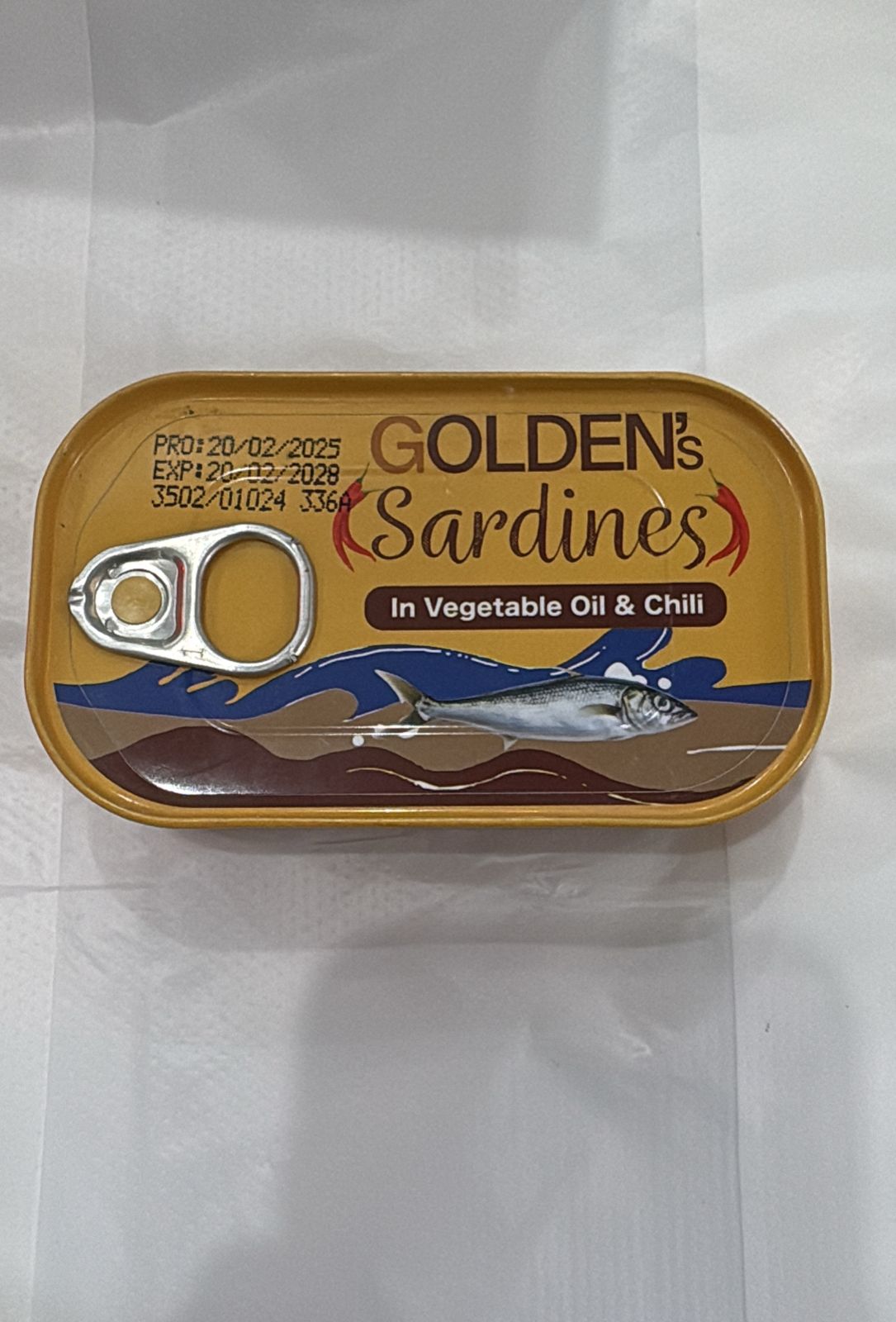 Goldens Sardines in vegetable oil & Chilli