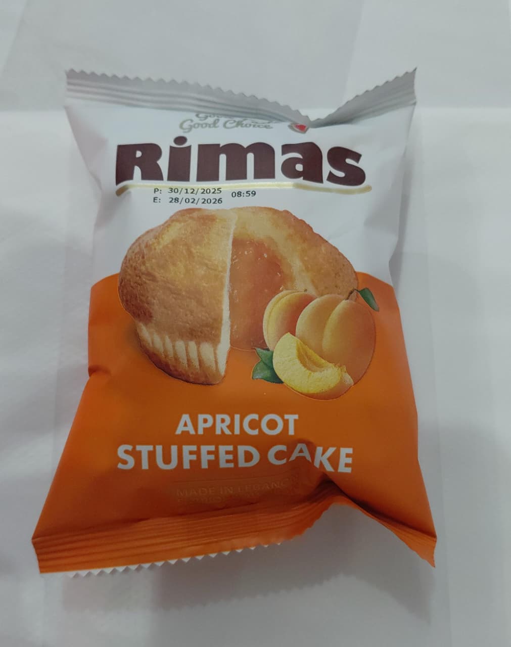 Rimas Apricot Stuffed Cake 40g