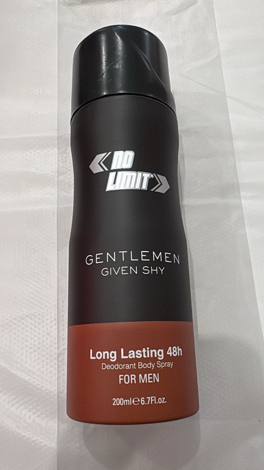 No Limit Gentlemen given shy Long lasting 48h Deodorant bdy spray