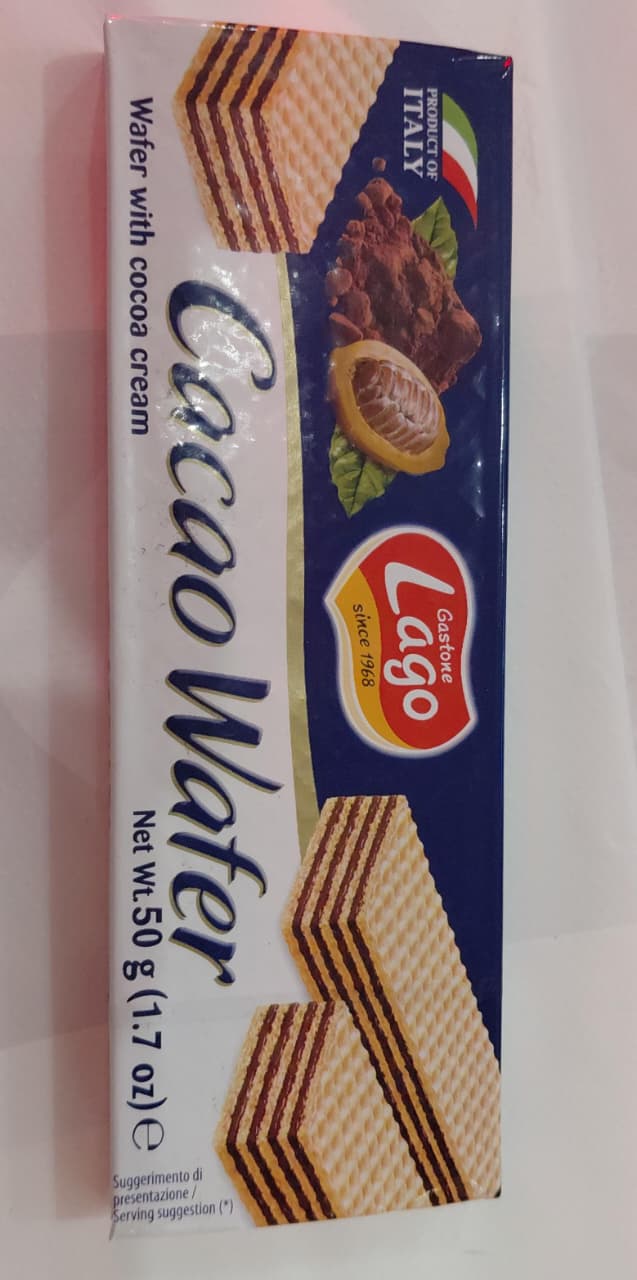 Lago Cacao Wafer 50g
